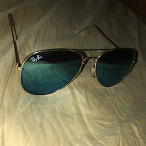 gold raybans
